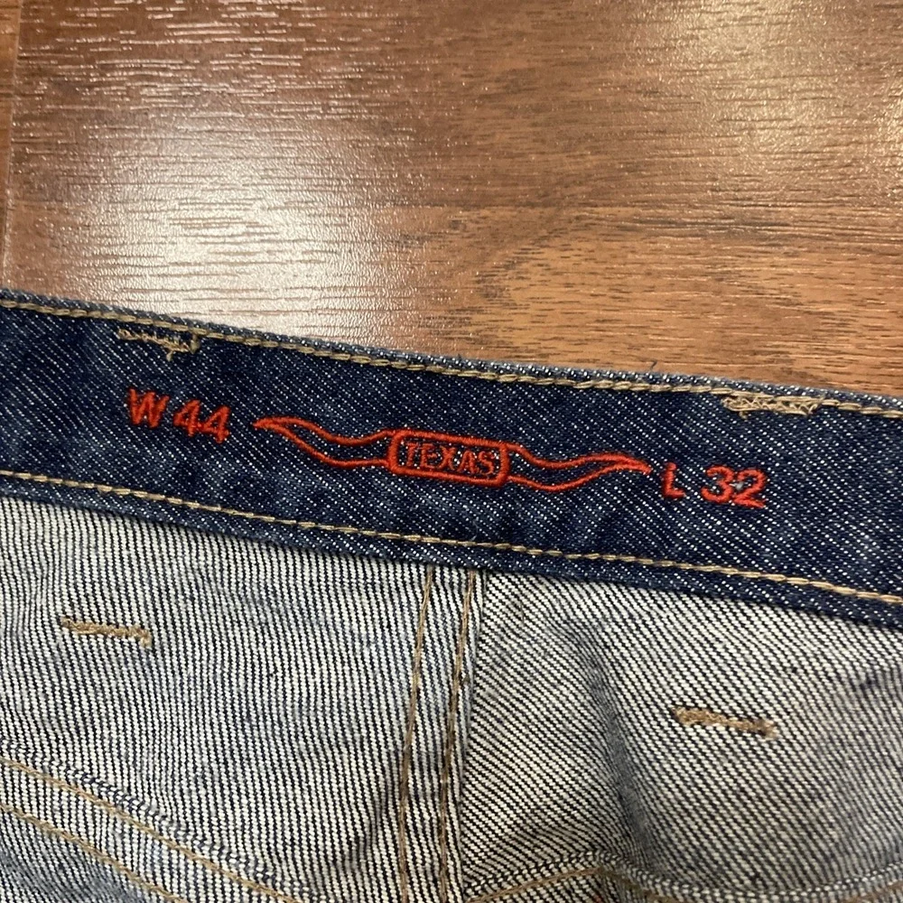 NOS Texas Jeans Mens 44x32 Relaxed Fit Fire Resistant Denim Pants Made In USA